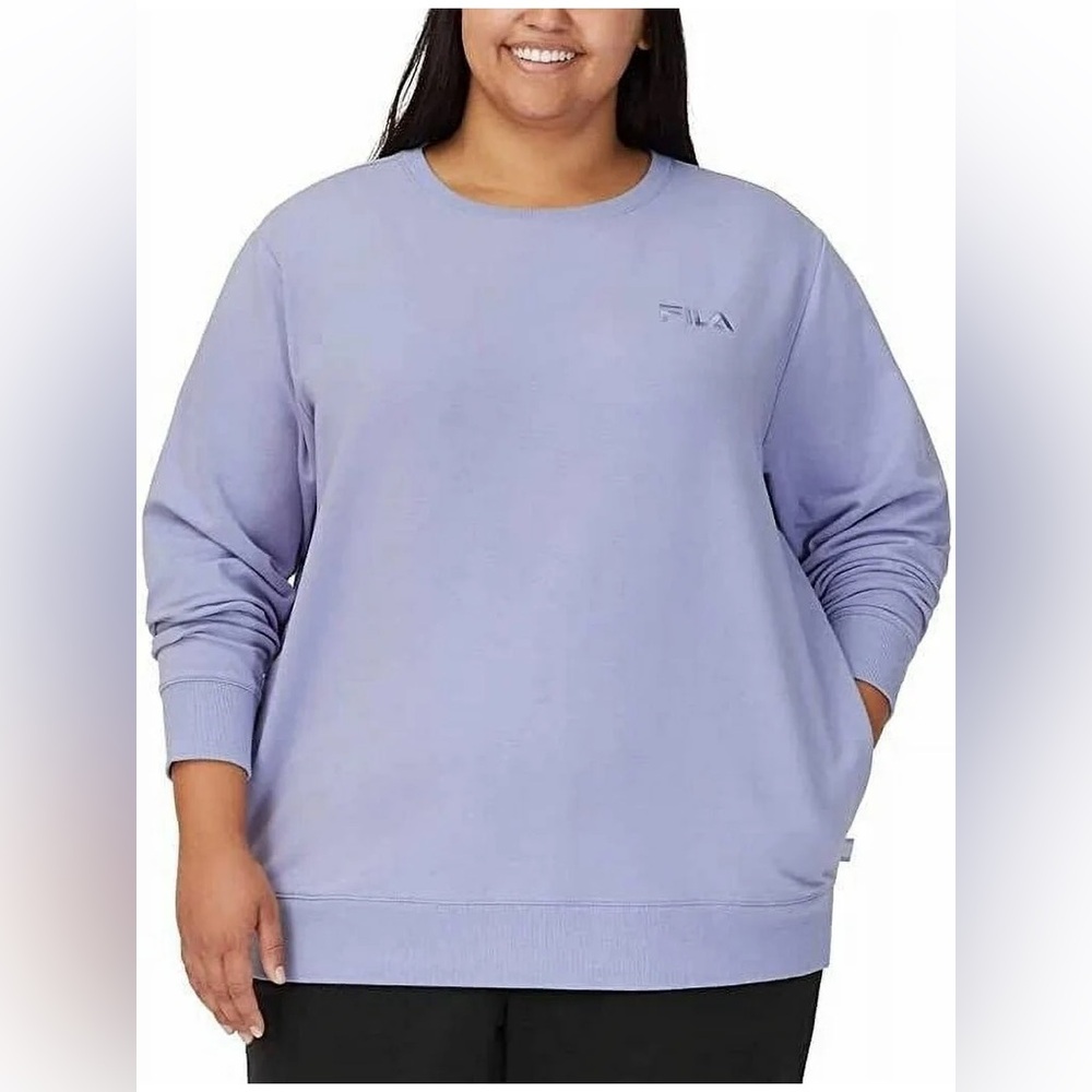 SW49 Fila NWT 2X Purple Sweatshirt Crew Neck